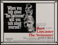8s382 SWIMMER 1/2sh '68 Burt Lancaster, directed by Frank Perry, will you talk about yourself?
