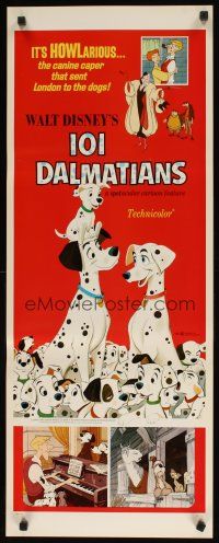 8s715 ONE HUNDRED & ONE DALMATIANS insert R69 most classic Walt Disney canine family cartoon!