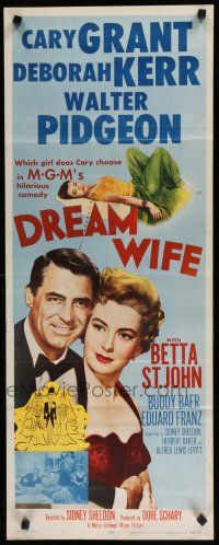 8s539 DREAM WIFE insert '53 does gay bachelor Cary Grant choose Deborah Kerr or Betta St. John!