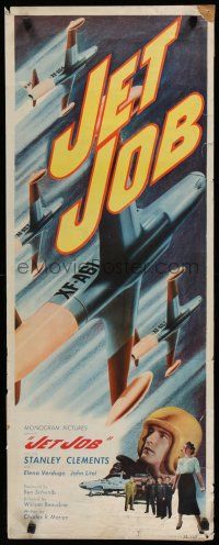 8s609 JET JOB insert '52 Stanley Clements, Elena Verdugo, military jet pilots!