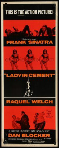 8s631 LADY IN CEMENT insert '68 different images of Frank Sinatra & sexy Raquel Welch!