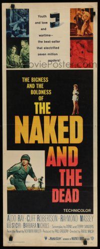 8s696 NAKED & THE DEAD insert '58 from Norman Mailer's novel, Aldo Ray in World War II!