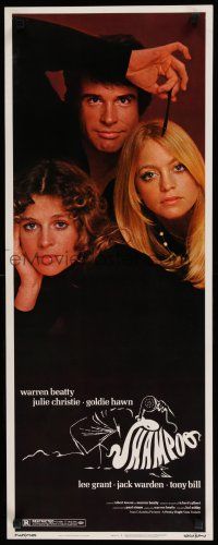 8s769 SHAMPOO insert '75 best close up of Warren Beatty, Julie Christie & Goldie Hawn!