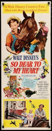 8s783 SO DEAR TO MY HEART insert R64 Walt Disney, Burl Ives, Beulah Bondi, Harrey Carey
