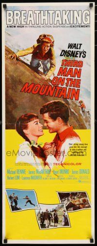 8s812 THIRD MAN ON THE MOUNTAIN insert '59 artwork of James MacArthur climbing mountain!