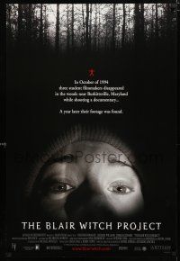 8t112 BLAIR WITCH PROJECT DS 1sh '99 Daniel Myrick & Eduardo Sanchez horror cult classic!