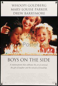 8t132 BOYS ON THE SIDE DS 1sh '95 Drew Barrymore, Whoopi Goldberg, Mary-Louise Parker