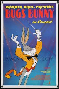 8t146 BUGS BUNNY IN CONCERT 1sh '90 great cartoon image of Bugs conducting orchestra!