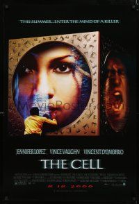 8t166 CELL advance 1sh '00 Jennifer Lopez enters the mind of a killer, huge cube!