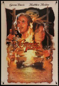 8t197 CUTTHROAT ISLAND int'l 1sh '95 Drew Struzan art of pirate Matt Modine & Geena Davis!