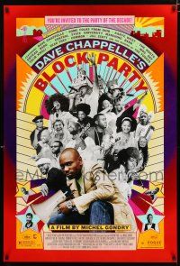 8t206 DAVE CHAPPELLE'S BLOCK PARTY 1sh '05 Kanye West, Mos Def, Talib Kweli!