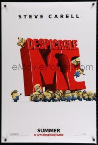 8t218 DESPICABLE ME summer advance DS 1sh '10 Steve Carell, cute CGI, superbad, superdad!