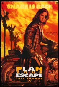 8t255 ESCAPE FROM L.A. teaser DS 1sh '96 John Carpenter, Kurt Russell is back as Snake Plissken!