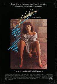 8t270 FLASHDANCE 1sh '83 sexy dancer Jennifer Beals, take your passion and make it happen!
