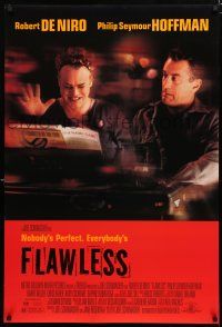 8t271 FLAWLESS DS 1sh '99 Joel Schumacher, Robert De Niro, Philip Seymour Hoffman!