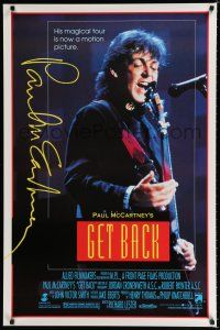 8t288 GET BACK 1sh '91 former Beatle Paul McCartney on a magical tour!