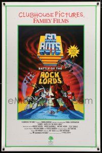 8t295 GOBOTS: WAR OF THE ROCK LORDS 1sh '86 the first Gobots movie ever!