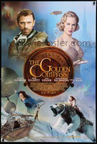 8t302 GOLDEN COMPASS advance DS Canadian 1sh '07 Nicole Kidman, Daniel Craig, Richards, Eva Green!