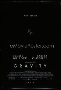 8t308 GRAVITY 10.4.13 advance DS 1sh '13 Sandra Bullock, George Clooney, adrift in space!
