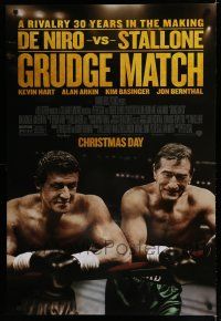 8t316 GRUDGE MATCH advance DS 1sh '13 Robert De Niro & Sylvester Stallone in boxing ring!