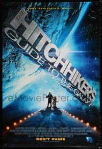 8t345 HITCHHIKER'S GUIDE TO THE GALAXY DS 1sh '05 Sam Rockwell, Mos Def, Zooey Deschanel