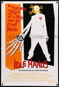 8t369 IDLE HANDS DS 1sh '99 a touching story of a boy and his right hand, cool artwork!