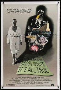 8t392 IT'S ALL TRUE 1sh '93 unfinished Orson Welles work, lost for more than 50 years!