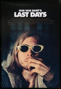 8t421 LAST DAYS DS 1sh '05 Gus Van Sant directed, Michael Pitt in Kurt Cobain-like pose!