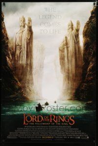 8t441 LORD OF THE RINGS: THE FELLOWSHIP OF THE RING advance 1sh '01 J.R.R. Tolkien, Argonath!