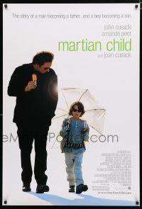 8t472 MARTIAN CHILD DS 1sh '07 Amanda Peet, John Cusack becomes a father and a boy becomes a son!