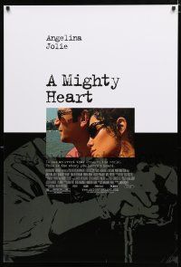 8t490 MIGHTY HEART DS 1sh '07 Angelina Jolie, Dan Futterman, Irrfan Khan, missing journalist!