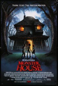 8t503 MONSTER HOUSE advance DS 1sh '06 there goes the neighborhood, see it in 3-D!