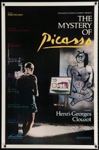 8t516 MYSTERY OF PICASSO 1sh R86 Le Mystere Picasso, Henri-Georges Clouzot & Pablo!