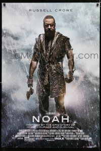 8t528 NOAH advance DS 1sh '14 cool image of Russell Crowe in the title role!