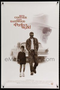 8t565 PERFECT WORLD int'l 1sh '93 Clint Eastwood, Kevin Costner & T.J. Lowther!