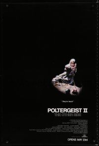 8t579 POLTERGEIST II advance 1sh '86 Heather O'Rourke, The Other Side, they're baaaack!