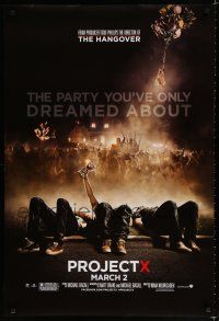 8t593 PROJECT X teaser DS 1sh '12 Mann, Jonathan Daniel Brown, the party you've dreamed about!
