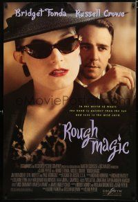 8t650 ROUGH MAGIC 1sh '97 image of Russell Crowe & sexy Bridget Fonda!
