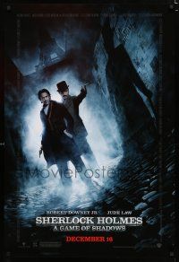8t672 SHERLOCK HOLMES: A GAME OF SHADOWS advance DS 1sh '11 Jude Law, Robert Downey Jr!