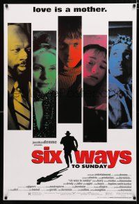 8t687 SIX WAYS TO SUNDAY 1sh '97 Deborah Harry, Norman Reedus, Adrien Brody, Isaac Hayes!