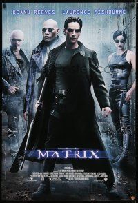 8t478 MATRIX video poster '99 Keanu Reeves, Carrie-Anne Moss, Laurence Fishburne, Wachowskis!