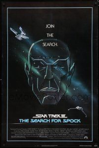 8t720 STAR TREK III 1sh '84 The Search for Spock, art of Nimoy by Huyssen & Huerta!