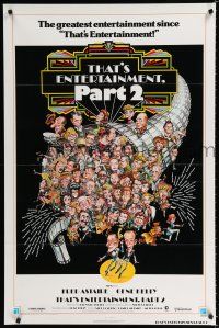 8t765 THAT'S ENTERTAINMENT PART 2 1sh '75 Fred Astaire, Gene Kelly & many MGM greats!