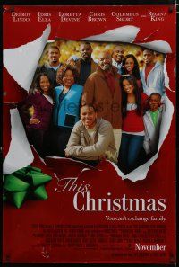 8t769 THIS CHRISTMAS advance 1sh '07 Delroy Lindo, Idris Elba, you can't exchange family!