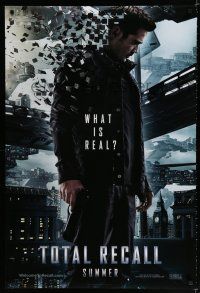 8t780 TOTAL RECALL teaser DS 1sh '12 Colin Farrell, Kate Beckinsale, Jessica Biel, what is real?