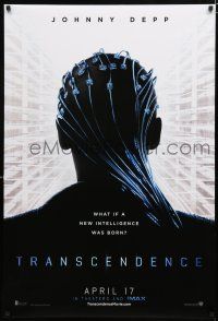 8t783 TRANSCENDENCE April 17 teaser DS 1sh '14 Johnny Depp, Kate Mara, a new intelligence is born!