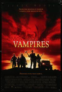 8t801 VAMPIRES DS 1sh '98 John Carpenter, James Woods, cool vampire hunter image!