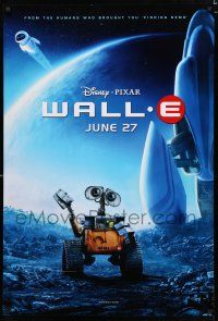 8t810 WALL-E advance DS 1sh '08 Walt Disney, Pixar CG, Best Animated Film, c/u of WALL-E!