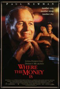 8t819 WHERE THE MONEY IS DS 1sh '00 Paul Newman, Linda Florentino, Dermot Mulroney!