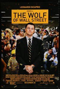 8t833 WOLF OF WALL STREET advance DS 1sh '13 Martin Scorsese directed, Leonardo DiCaprio!